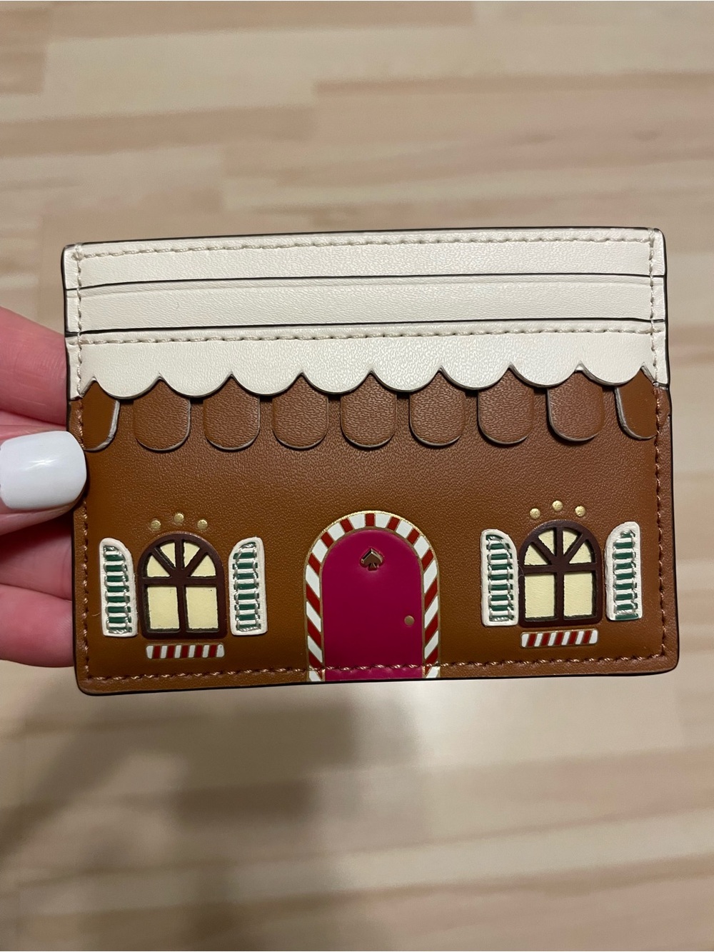 EXCEPTIONAL CONDITION Kate Spade Gingerbread Card Holder - Christmas Accessory